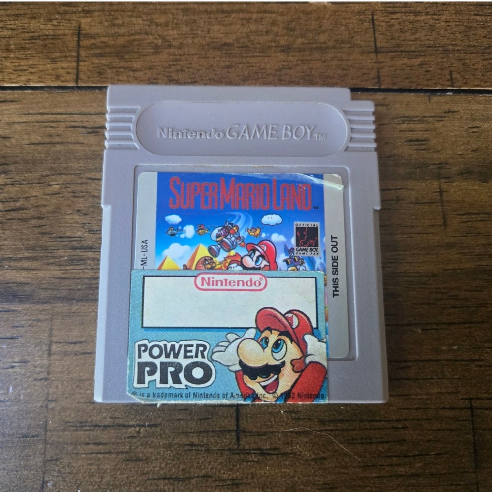 Nintendo Super‎ Mario Land Game Boy DMG-ML-USA Authentic - WORKS